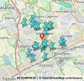 Mappa Via Luigi Mengoni, 20152 Milano MI, Italia (1.3775)