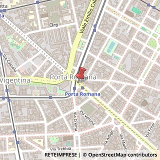 Mappa Corso Lodi,  1, 20135 Milano, Milano (Lombardia)