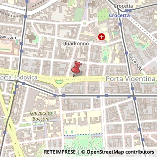 Mappa Viale beatrice d'este 30, 20122 Milano, Milano (Lombardia)