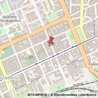 Mappa Via Leone Tolstoi, 41, 20146 Milano, Milano (Lombardia)