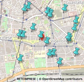 Mappa Viale Beatrice D'Este, 20136 Milano MI, Italia (0.57)