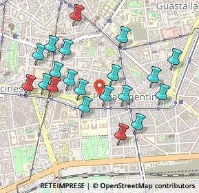 Mappa Viale Beatrice D'Este, 20136 Milano MI, Italia (0.4715)