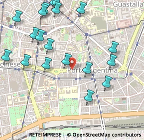 Mappa Viale Beatrice D'Este, 20136 Milano MI, Italia (0.6315)