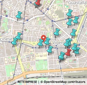 Mappa Viale Beatrice D'Este, 20136 Milano MI, Italia (0.5745)