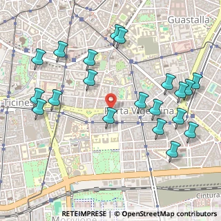 Mappa Viale Beatrice D'Este, 20122 Milano MI, Italia (0.594)