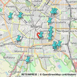 Mappa Viale Beatrice D'Este, 20122 Milano MI, Italia (2.19857)