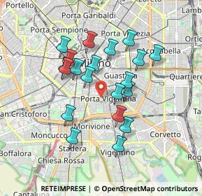 Mappa Viale Beatrice D'Este, 20136 Milano MI, Italia (1.556)