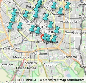 Mappa Viale Beatrice D'Este, 20136 Milano MI, Italia (2.096)