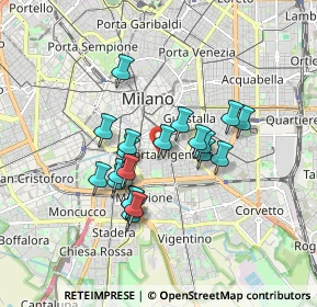 Mappa Viale Beatrice D'Este, 20136 Milano MI, Italia (1.386)