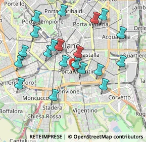 Mappa Viale Beatrice D'Este, 20136 Milano MI, Italia (1.976)