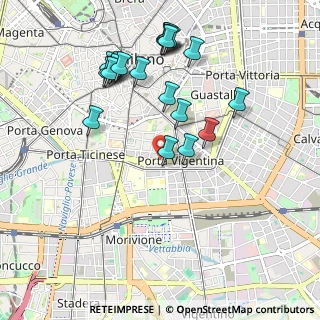 Mappa Viale Beatrice D'Este, 20122 Milano MI, Italia (1.0395)