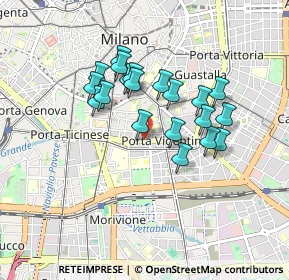 Mappa Viale Beatrice D'Este, 20136 Milano MI, Italia (0.724)