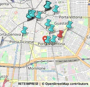 Mappa Viale Beatrice D'Este, 20136 Milano MI, Italia (1.0395)