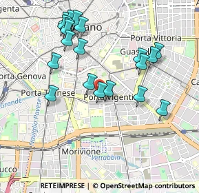 Mappa Viale Beatrice D'Este, 20136 Milano MI, Italia (1.001)