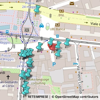 Mappa P.za Ventiquattro Maggio, 20136 Milano MI, Italia (0.075)