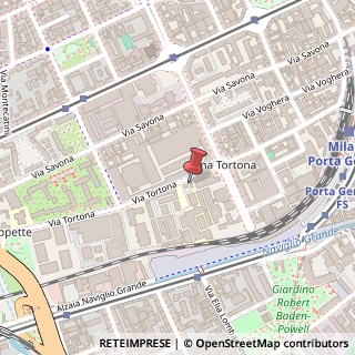 Mappa Via Tortona, 27, 20144 Milano, Milano (Lombardia)