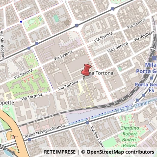 Mappa Via Tortona, 27, 20144 Milano, Milano (Lombardia)