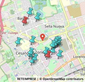 Mappa Via Ferruccio Parri, 20152 Milano MI, Italia (0.873)