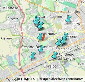 Mappa Via Ferruccio Parri, 20152 Milano MI, Italia (1.54071)