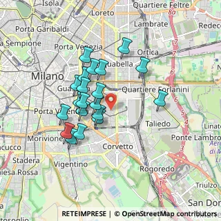 Mappa Via Gressoney, 20137 Milano MI, Italia (1.487)