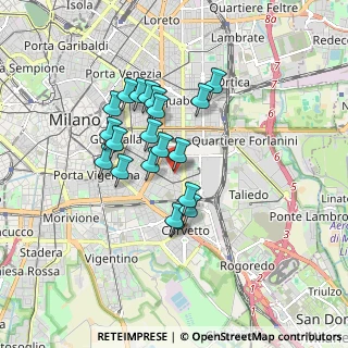Mappa Via Gressoney, 20137 Milano MI, Italia (1.3975)