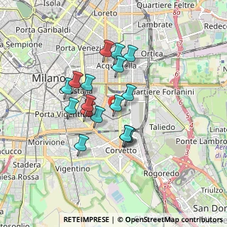 Mappa Via Gressoney, 20137 Milano MI, Italia (1.38941)