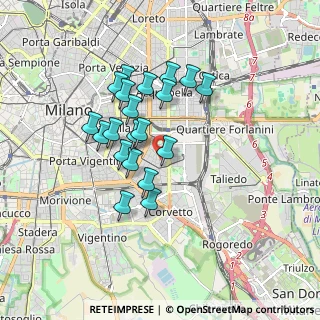 Mappa Via Gressoney, 20137 Milano MI, Italia (1.4565)