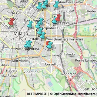 Mappa Via Gressoney, 20137 Milano MI, Italia (2.57471)
