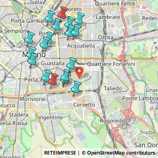Mappa Via Gressoney, 20137 Milano MI, Italia (2.22167)