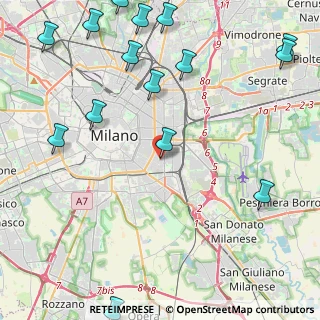 Mappa Via Gressoney, 20137 Milano MI, Italia (6.11133)