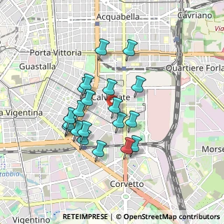 Mappa Via Gressoney, 20137 Milano MI, Italia (0.7465)