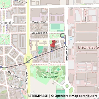 Mappa Via del Turchino, 13, 20137 Milano, Milano (Lombardia)
