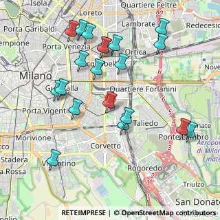 Mappa Milano, 20137 Milano MI, Italia (2.159)