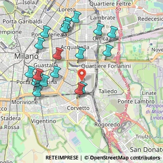Mappa Milano, 20137 Milano MI, Italia (2.2065)