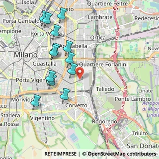 Mappa Via del Turchino, 20137 Milano MI, Italia (2.09923)