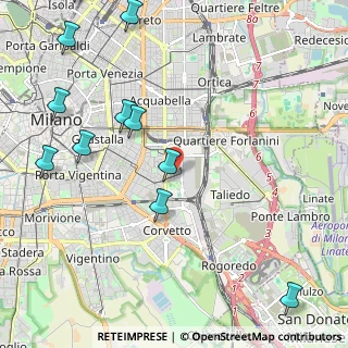 Mappa Via del Turchino, 20137 Milano MI, Italia (2.78182)