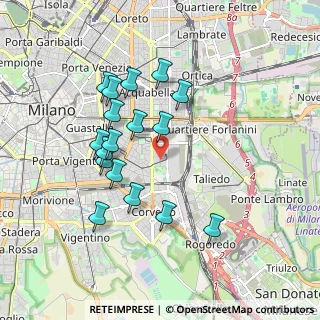 Mappa Milano, 20137 Milano MI, Italia (1.71353)