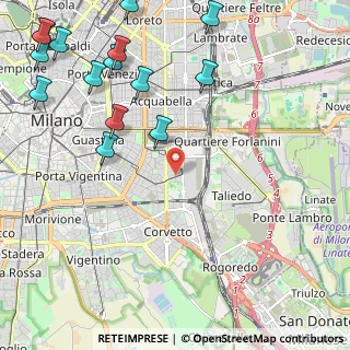 Mappa Via del Turchino, 20137 Milano MI, Italia (3.048)