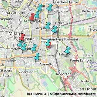 Mappa Via del Turchino, 20137 Milano MI, Italia (2.08538)