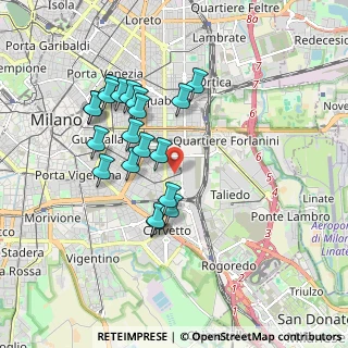 Mappa Via del Turchino, 20137 Milano MI, Italia (1.672)