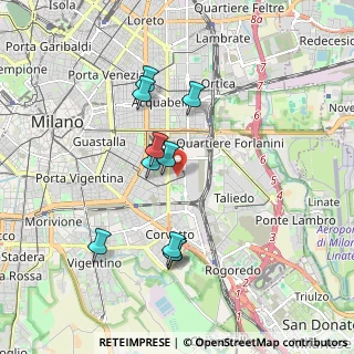 Mappa Milano, 20137 Milano MI, Italia (1.52545)