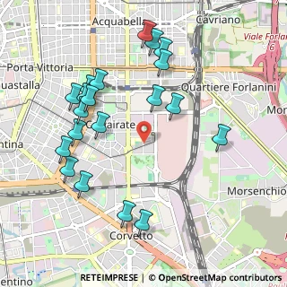 Mappa Milano, 20137 Milano MI, Italia (1.086)