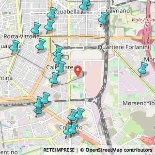 Mappa Milano, 20137 Milano MI, Italia (1.3985)