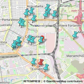 Mappa Via del Turchino, 20137 Milano MI, Italia (1.2475)
