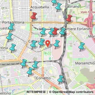 Mappa Via del Turchino, 20137 Milano MI, Italia (1.179)