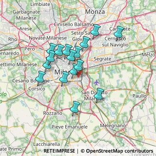 Mappa Via del Turchino, 20137 Milano MI, Italia (6.09625)