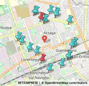 Mappa Via delle Ortensie, 20147 Milano MI, Italia (1.116)