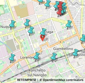 Mappa Via delle Ortensie, 20147 Milano MI, Italia (1.335)