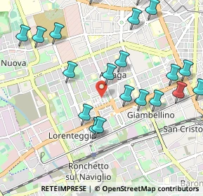 Mappa Via delle Ortensie, 20147 Milano MI, Italia (1.19)