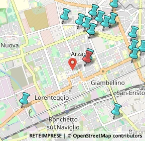 Mappa Via delle Ortensie, 20147 Milano MI, Italia (1.329)